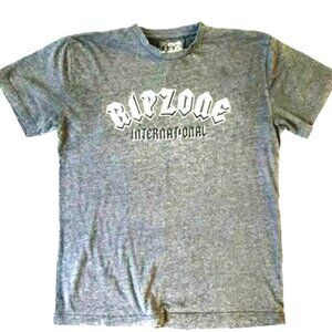 RIPZONE GREY TEE SIZE MEDIUM